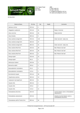 Price List (02-02-2021)