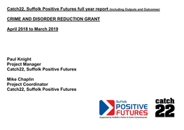 Suffolk Positive Futures Full Year Report 2018-19