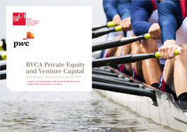 BVCA Private Equity and Venture Capital Performance Measurement Survey 2010