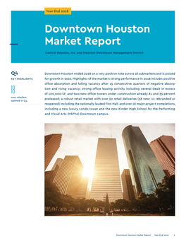 Downtown Houston Market Report