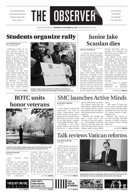 Students Organize Rally ROTC Units Honor Veterans Smc Launches Active