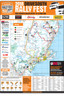 Rally Map and Entry List