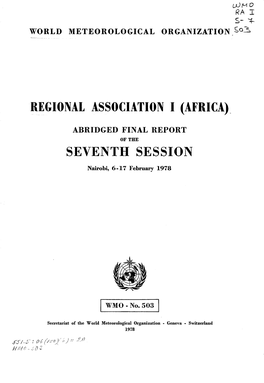 Regional Association I (Africa)~