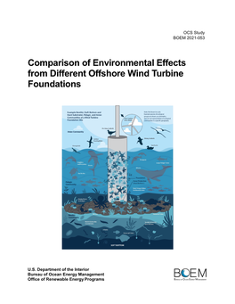 Comparison of Environmental Effects from Different Offshore Wind Turbine Foundations