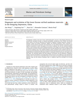 Diagenesis and Evolution of the Lower Eocene Red-Bed Sandstone Reservoirs T in the Dongying Depression, China