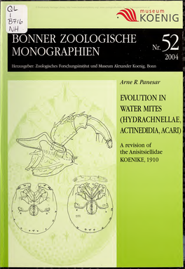 Bonner Zoologische Monographien 52 2004