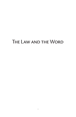 The Law and the Word by Thomas Troward