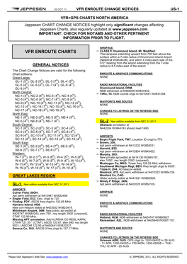 Vfr/Gps Chart Update