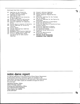 Notre Dame Report 12:04 (1982-10-29)