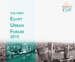 THE FIRST Egypt Urban Forum 2015
