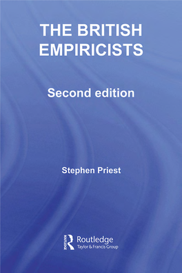 The British Empiricists, Second Edition