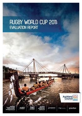 Rugby World Cup 2011: Evaluation Report Message from the Chief Executive