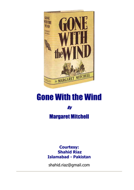 Gone with the Wind by Margaret Mitchell