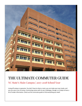 The Ultimate Commuter Guide