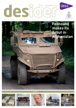 Foxhound Makes Its Debut in Afghanistan