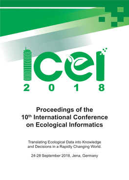 Proceedings of the 10Th International Conference on Ecological Informatics