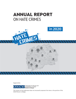 Annual Report on Hate Crimes in 2020 [Електронски Извор] / [Vildan Drpljanin]