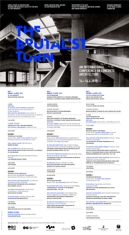 An International Conference on Concrete Architecture 14—16.4.2019