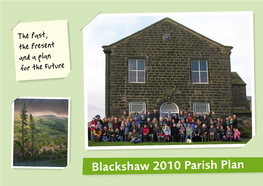 Blackshaw 2010 Parish Plan Contents