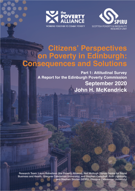 Edinburgh Poverty Commission: Summary Report