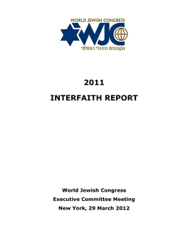 2011 Interfaith Report