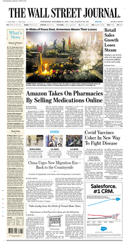 Amazon Takes on Pharmacies by Selling Medications Online