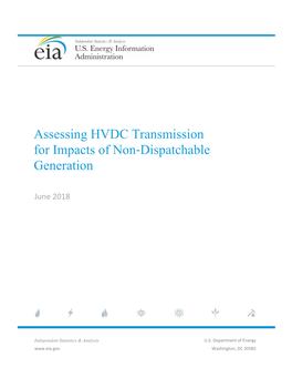 Assessing HVDC Transmission for Impacts of Non‐Dispatchable