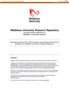 Middlesex University Research Repository: an Open Access Repository of Middlesex University Research