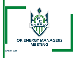 OFC Managers Meeting