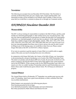 Newsletter (Public Viewing)