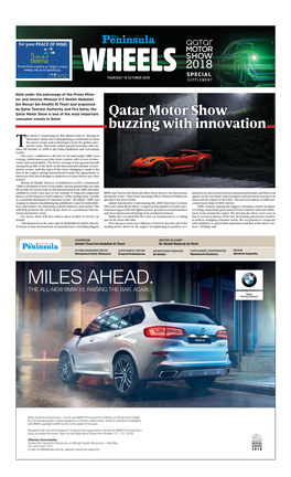 Qatar Motor Show Buzzing with Innovation