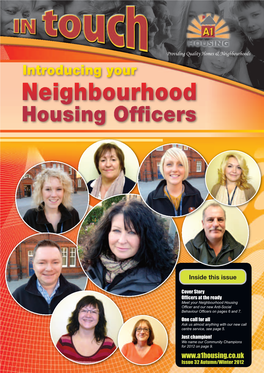 Neighbourhoods Introducing Your Neighbourhood Housing Ofﬁ Cers