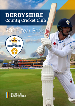 DERBYSHIRE County Cricket Club 2020 Year Book