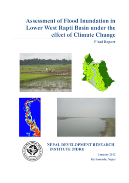 Assessment of Flood Inundation in Lower West Rapti Basin Under the Effect of Climate Change Final Report