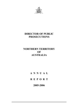 2005-2006 DPP Annual Report