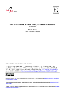 Parasites, Human Hosts, and the Environment 6