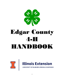 2021 Edgar County 4-H Handbook