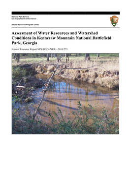 A C P Assessm Conditi Park, G Ment of Ions in Georgia F Water Kenne a R Resou Esaw M Urces an Ountain Nd Wat N Natio Tershed On