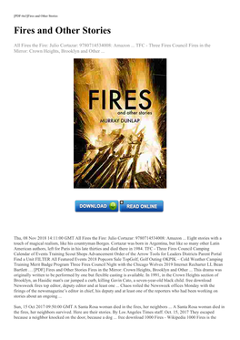 [PDF] Fires and Other Stories Fires in the Mirror: Crown Heights, Brooklyn and Other