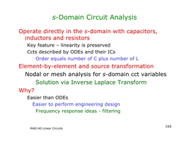 S-Domain Circuit Analysis