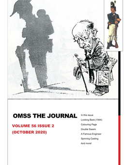 OMSS the JOURNAL in This Issue: Looking Back (1944) VOLUME 56 ISSUE 2 Colouring Page Double Swami