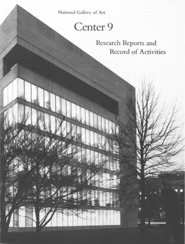 Center 9 Research Reports and Record of Activities June 1988-May 1989
