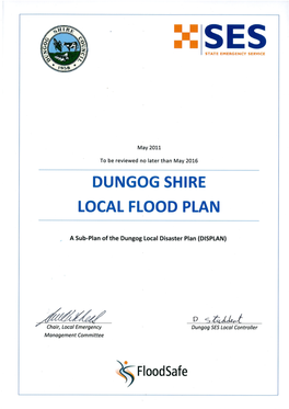 Dungog Shire SES Flood Plan 2011.Pdf
