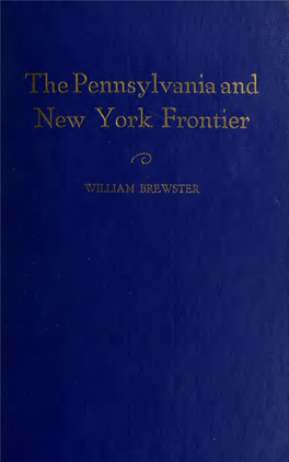 The Pennsylvania and New York Frontier