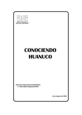 Contenido HUANUCO