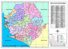 Sierra Leone Planning Map