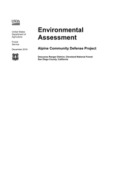 Environmental Assessment