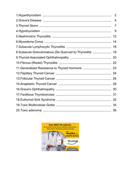 1.Hyperthyroidism 2 2.Grave's Disease 4 3.Thyroid Storm 7 4