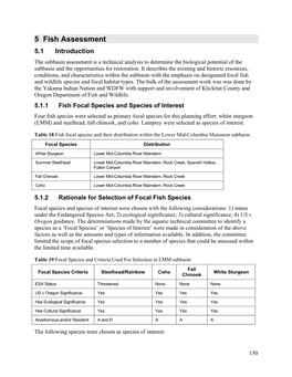 5 Fish Assessment