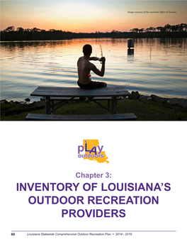 Chapter 3: Inventory of Louisiana's Outdoor Recreation Providers